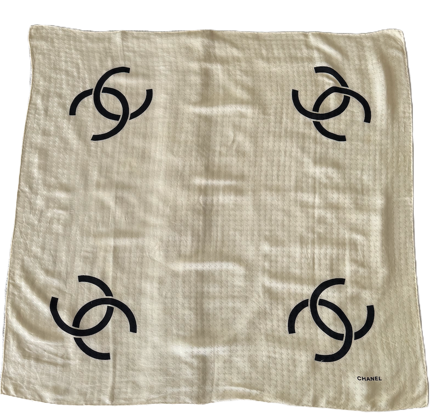 CHANEL SILK SCARF