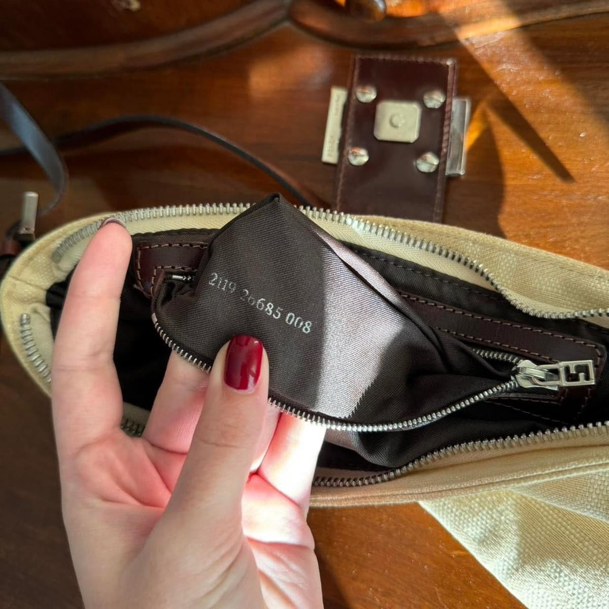 FENDI ZUCCA CROSSBODY BAG
