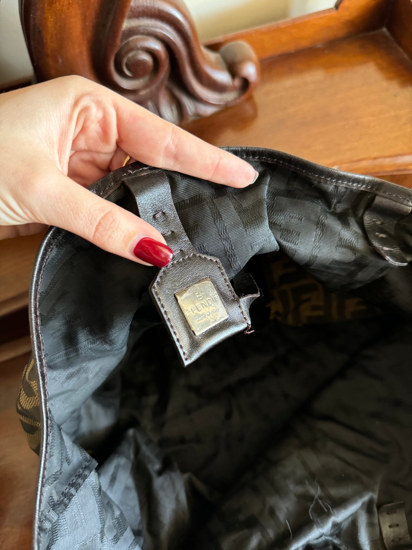 FENDI ZUCCA TOTE BAG