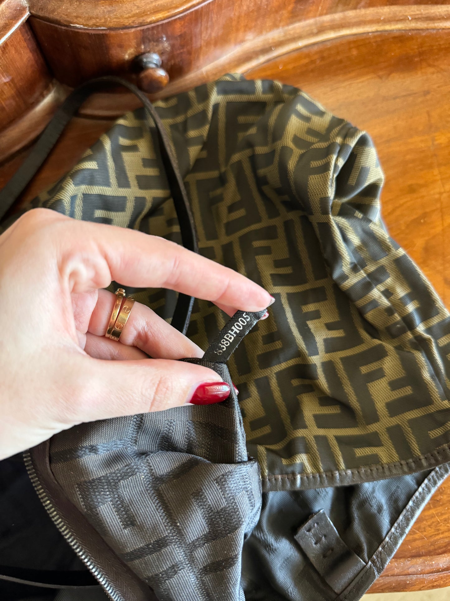 FENDI ZUCCA TOTE BAG