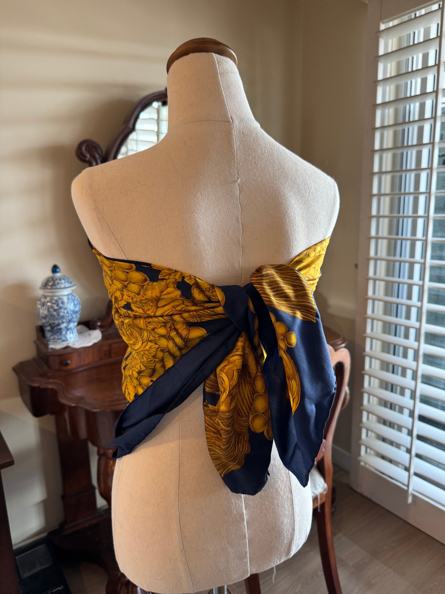 CHANEL SILK SCARF