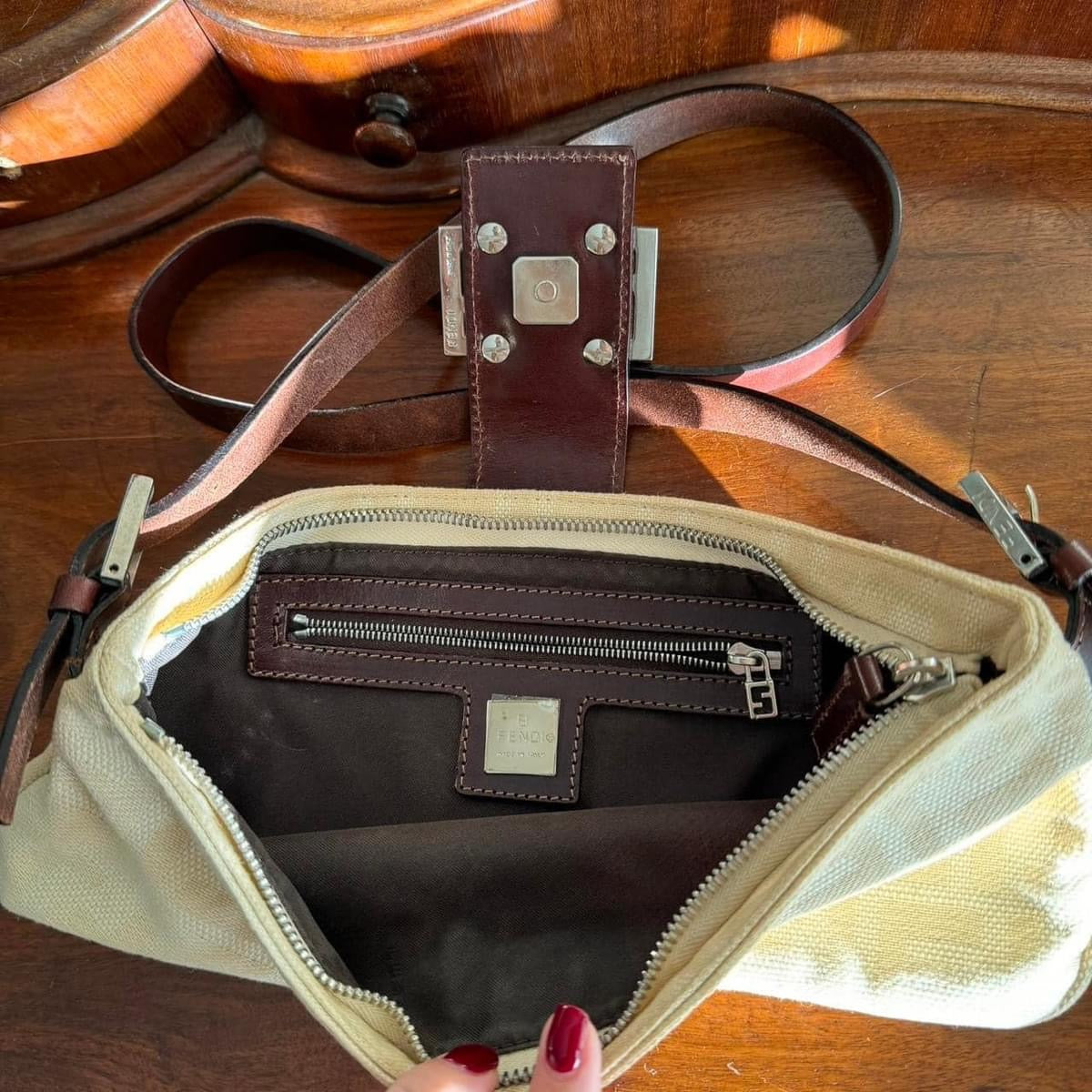 FENDI ZUCCA CROSSBODY BAG