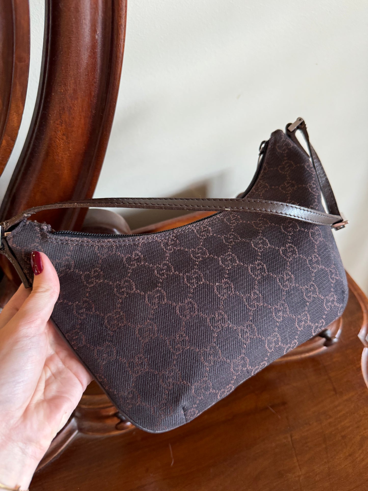 GUCCI MONOGRAM POCHETTE