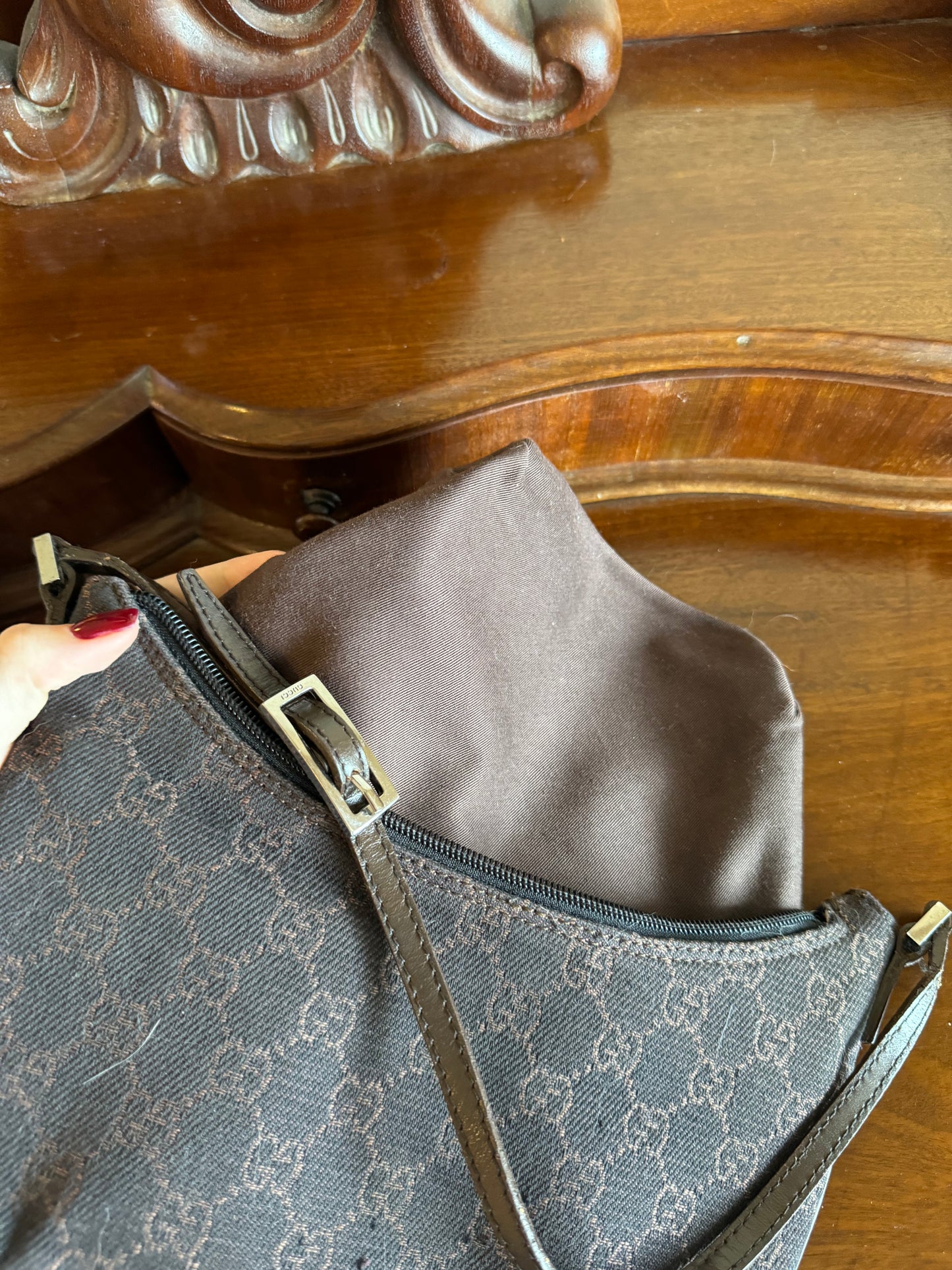 GUCCI MONOGRAM POCHETTE