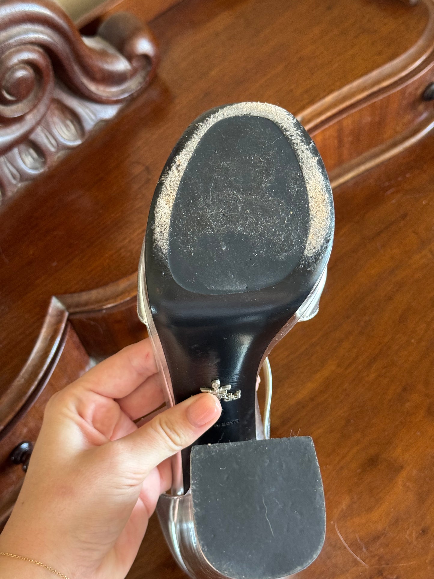 PRADA PLATFORM PUMPS SIZE 38