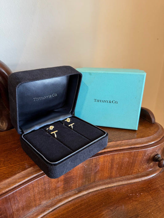 TIFFANY & CO T WIRE EARRINGS